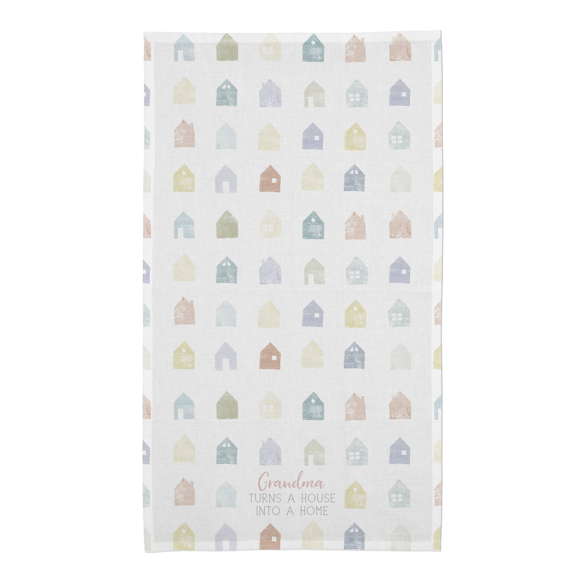 Grandma Turns a House into Home Cotton Twill Tea Towel Set